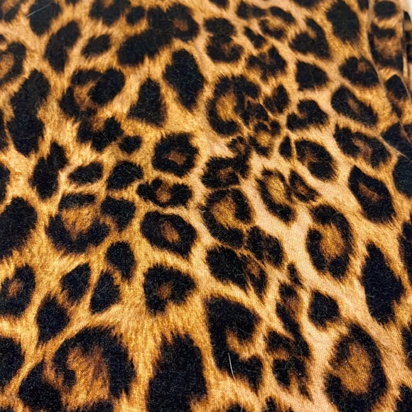 Leopard print ankle length cardigan / duster - Picture 9 of 9
